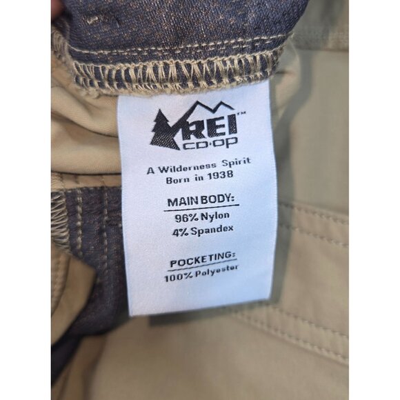 REI Co-Op Mens Convertible Pants 42x28 Nylon/Spandex Beige - Picture 5 of 9